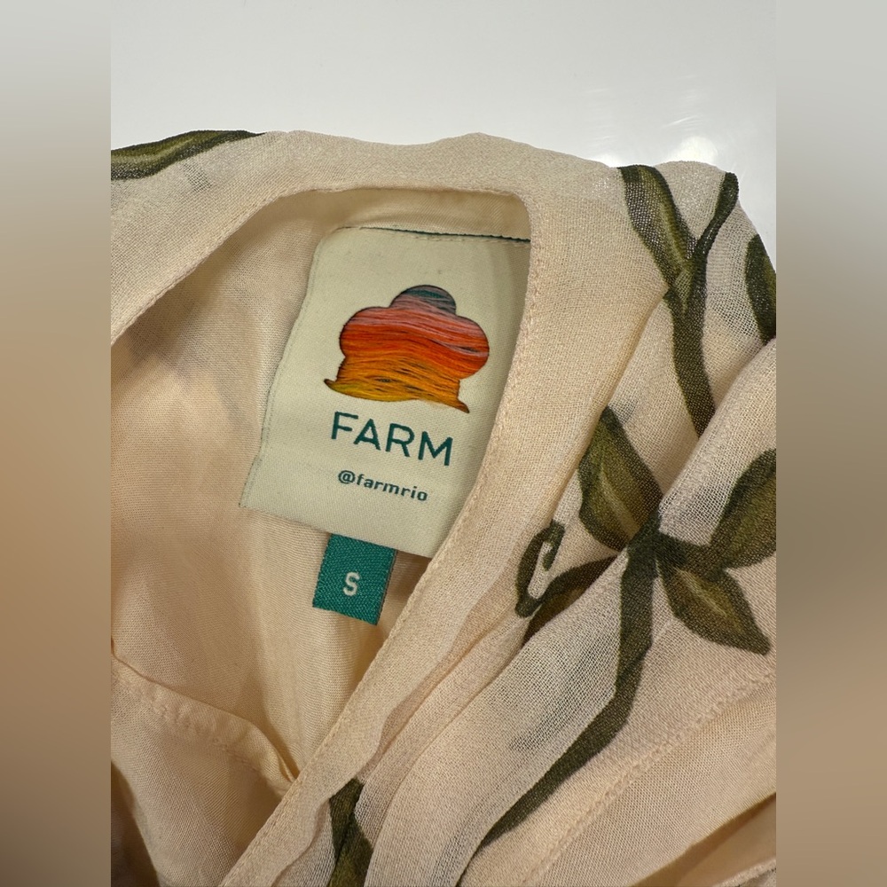 FARM Rio Romantic Nature Long Sleeve Maxi Dress - Picture 4 of 4